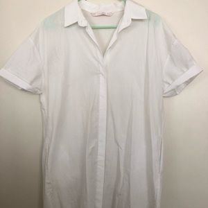 Shirt Dress White